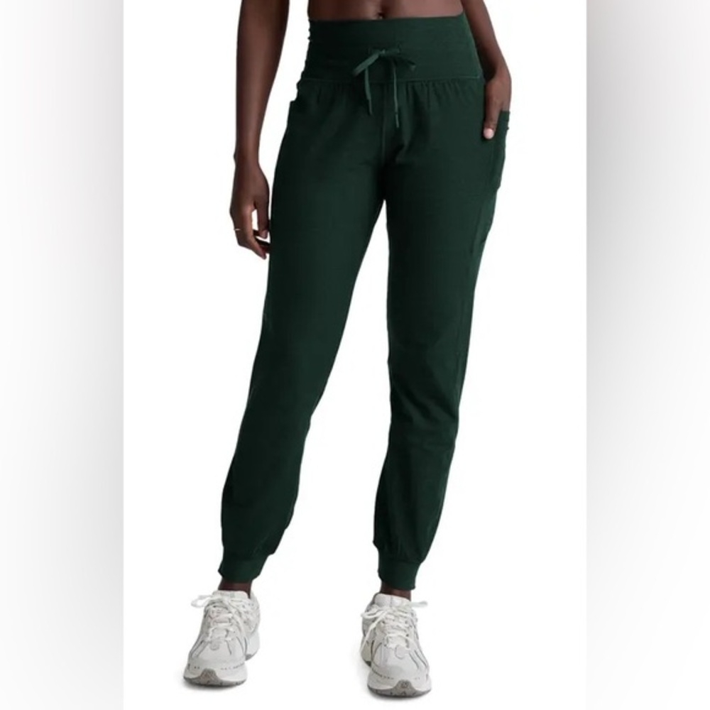 Beyond Yoga Go Pocket Space Dye‎ Joggers Dark Green Size XS